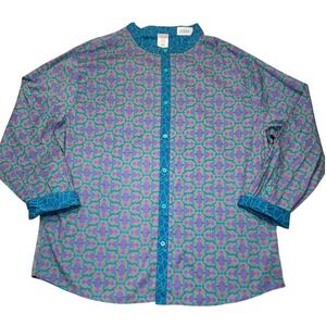 Marvel Comic Book Print Button Up Shirt Long Sleeve Graphic XXL